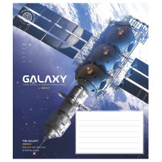 Зошит уч. "Школярик" 18арк.# /3385K/ "Galaxy life" ВД-лак (хлопчик) (25/250)