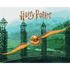 Картина за номерами "Ідейка" /KHO5225/ "Harry Potter: Золотий Снітч з фарбами металік extra" 40*50см Картина за номерами "Ідейка" /KHO5225/ "Harry Potter: Золотий Снітч з фарбами металік extra" 40*50см