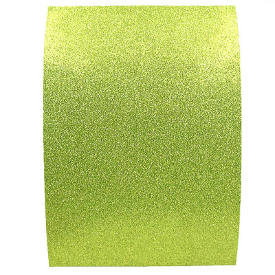 Флексика(фоаміран) "JO" /17GLA4-057/ EVA 1,7mm A4 GLITTER "Салатовий" 10шт/уп (1/96)