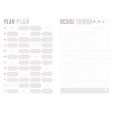 Щоденник "YES" А5 недат. "Good vibes" /252051/ м'який, 432 стор., pattern (1/24)