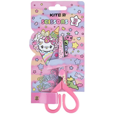 Ножиці  дитячі "Kite" /HK23-121/ 13см з малюнком на лезі "Hello Kitty" (1/12/240)