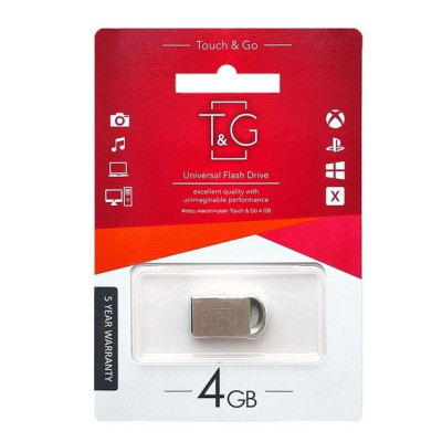 Флеш пам'ять "T&G" 4GB металева серія 107