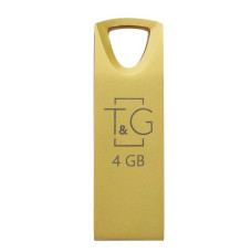 Флеш пам'ять "T&G" 4GB металева серія 117 золото