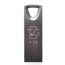 Флеш пам'ять "T&G" 4GB металева серія 117 чорна