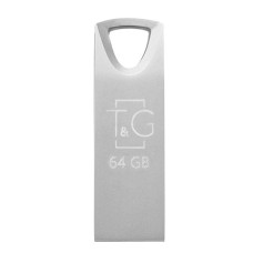 Флеш пам'ять "T&G" 64GB металева серія 117 срібло (G)