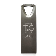 Флеш пам'ять "T&G" 64GB металева серія 117 чорна