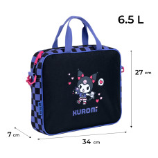 Портфель А4 на блискавці "Kite" /HK26-589-1/ A4, 1 від., 589 Kuromi-1 (1/25)