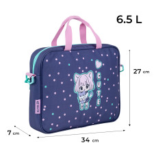 Портфель А4 на блискавці "Kite" /K26-589-1/ A4, 1 від., 589 Be Friends (1/25)