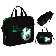 Портфель А4 на блискавці "Kite" /K26-589-2/ A4, 1 від., 589 Football (1/25)