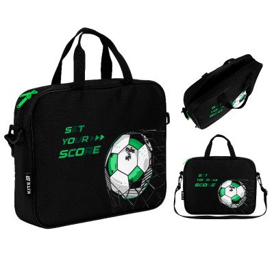 Портфель А4 на блискавці "Kite" /K26-589-2/ A4, 1 від., 589 Football (1/25)