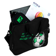 Портфель А4 на блискавці "Kite" /K26-589-2/ A4, 1 від., 589 Football (1/25)
