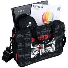 Портфель А4 на блискавці "Kite" /K26-589-3/ A4, 1 від., 589 Anime (1/25)
