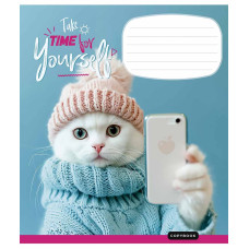 Зошит уч. "Школярик" 18арк.== /3418L/ "For Yourself" ВД-лак (дівчинка) (25/250)