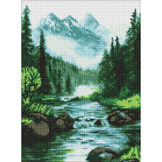 Алмазна мозаїка "Ідейка" /AMO20065/ "Таємниче джерело" 30*40см