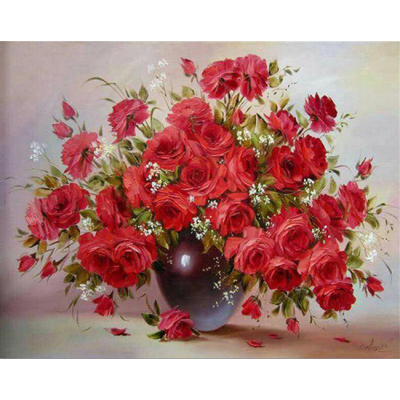 Алмазна мозаїка "Go to art" /187042/  "Букет кохання" 30*40 см