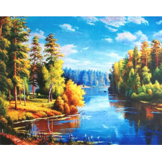 Алмазна мозаїка "Go to art" /187049/  "Літо минуло" 30*40 см