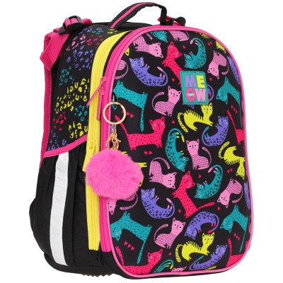 Ранець-рюкзак "CLASS" /2403C/ SchoolCase Mini 2 відд., 35х27х16см, "Meow team" (1/4)