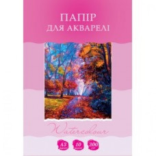 Папка для акварелі А3/10арк "Рюкзачок" /БА-7/ картон,  200 г/м2 (1/10)