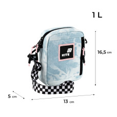 Сумка-кросбоді "Kite" /K26-2520-1/ 16,5*13*5см Education teens 2520-1 (1/50)