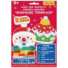 Набір для творчості "1В" /954530/ "Ялинкові Прикраси", алмазна мозаїка, 2шт/уп (1/24/96) Набір для творчості "1В" /954530/ "Ялинкові Прикраси", алмазна мозаїка, 2шт/уп (1/24/96)