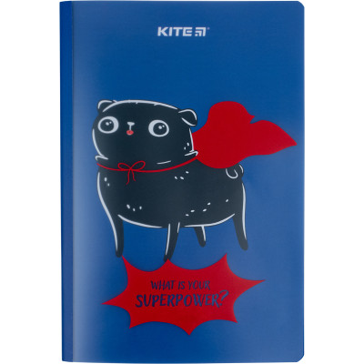 Блокнот А5+/ 40 "Kite" /K22-460-1/ пласт. обкл. двійна, Weird dog (1/18/36)