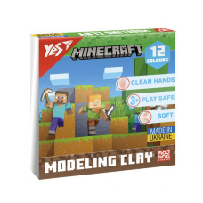 Пластилін 12 кол. 240г "Yes" /540668/ "Minecraft" (1/20)