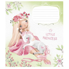 Зошит уч. "Школярик" 12арк.== /2977L/ "Little Princess" Глітер (дівчинка) (30/300)