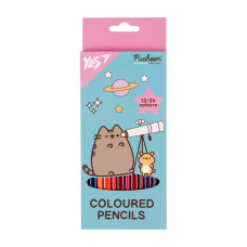 Олівці кольорові "Yes" 24 кол./12 шт /290745/ "Pusheen. Cheek" (1/12/240)
