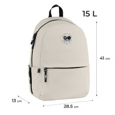 Рюкзак "GoPack" /GO26-188M-1/ Education Teens 188M-1 бежевий (1/10)