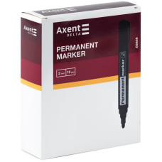 Маркер перманентний "Axent" /D2605-02/ "Permanent",  2 мм круглий, синій (12/120)