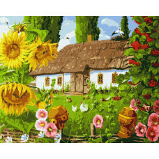 Картина за номерами "Ідейка" /KHO6317/ "Серцю милий край" 40*50см
