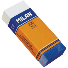 Гумка "MILAN" /720/ прямокутна "DUO" 6,1*2,3*1,2см (20/500) Гумка "MILAN" /720/ прямокутна "DUO" 6,1*2,3*1,2см (20/500)