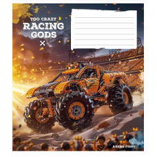 Зошит уч. "Школярик" 18арк.== /3469L/ "Racing gods" ВД-лак (хлопчик) (25/250)