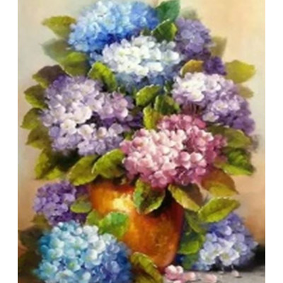 Алмазна мозаїка "Go to art" /187102/ "Букет гортензій" 40*50 см