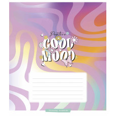 Зошит уч. "Школярик" 24арк.== /3504L/ "Good mood" виб.УФ-лак (дівчинка) (25/200)