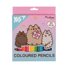 Олівці кольорові "Yes" 24 кол. /290741/ "Pusheen. Stormy and Pip" (1/6/120) Олівці кольорові "Yes" 24 кол. /290741/ "Pusheen. Stormy and Pip" (1/6/120)
