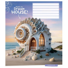 Зошит уч. "Star" 12арк. == /3530L/ "Dream house" ВД-лак (нейт) (30/360)