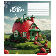 Зошит уч. "Star" 12арк. == /3530L/ "Dream house" ВД-лак (нейт) (30/360)