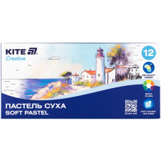 STOCK Пастель суха "KITE" /K-201-12/ 12 кол. "Creative" (1/12/72)