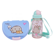 Набір подарунковий "YES" /450145/ 2 предмети: ланчбокс, пляшка "Pusheen"