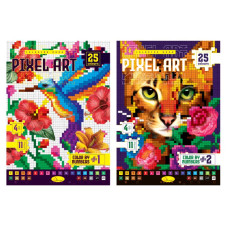 Розмальовка піксельна 210*297мм/20арк "Апельсин" /РМ-85/ Coloring book "PIXEL ART" МІКС (1/12) Розмальовка піксельна 210*297мм/20арк "Апельсин" /РМ-85/ Coloring book "PIXEL ART" МІКС (1/12)