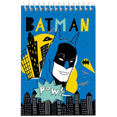 Скетчбук А6/48арк. "Kite" /DC25-196/ пласт. спіраль DC Batman (1/20)