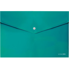 Папка-конверт на кнопці А4 "ECONOMIX" /E31301-21/ 180мкм, непрозора, глянець, бірюзова (12/120) Папка-конверт на кнопці А4 "ECONOMIX" /E31301-21/ 180мкм, непрозора, глянець, бірюзова (12/120)