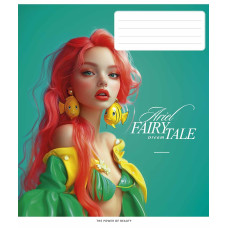 Зошит уч. "Школярик" 48арк.== /3542L/ "Fairytale" ВД-лак (дівчинка) (10/100)