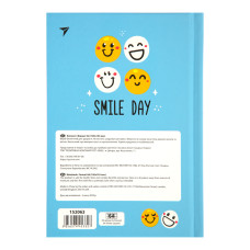 Блокнот А6/64 # "YES" /152063/ 7БЦ "Smile. Blue" (1/20/40)