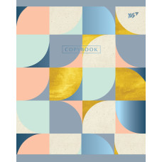 Зошит уч. "YES" 24арк.# /763251/ мат. ламінація + фольга синя + УФ-виб. Abstract (10/160)