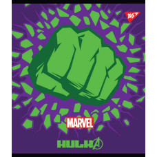 Зошит уч. "YES" 12арк.# /765147/ "Marvel. Hero shields" неон+софт-тач (10/250)