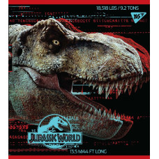 Зошит уч. "YES" 18арк.# /765317/ "Jurassic world. Science gone wrong" Ірідіум+гібрід.виб.лак (10/200)