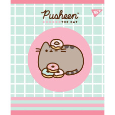 Зошит уч. "YES" 18арк.# /765191/ "Pusheen. Sweet cat"  УФ-виб.+глітер+софт-тач (10/200)