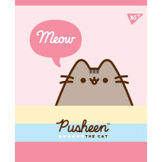 Зошит уч. "YES" 18арк.# /765191/ "Pusheen. Sweet cat"  УФ-виб.+глітер+софт-тач (10/200)